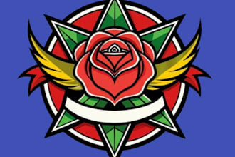 design creative rose logo for your business