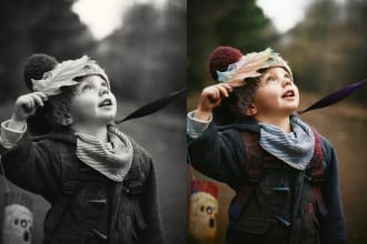 restore, retouch, repair and colorize your old photo