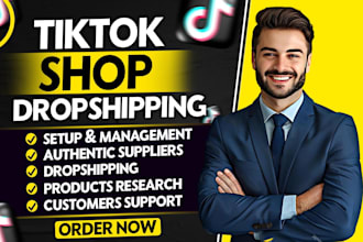 set up tiktok shop dropshipping, do product listing