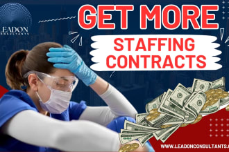 land more contracts for a staffing agency