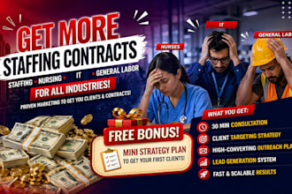 get more clients and contracts for your staffing agency