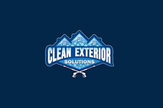 design cleaning and maintenance logo