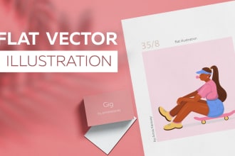 design custom modern flat vector illustration , flat icons