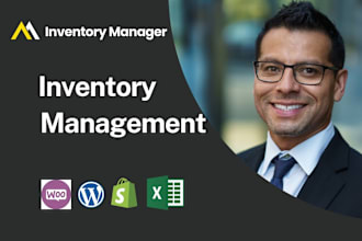 design customized inventory management  in spreadsheets and excel
