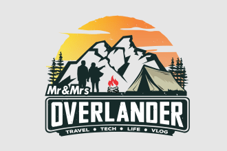 design professional modern mountain logo with copy rights concept