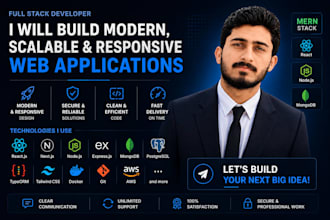 build full stack react, next, nest web apps using mern and typescript