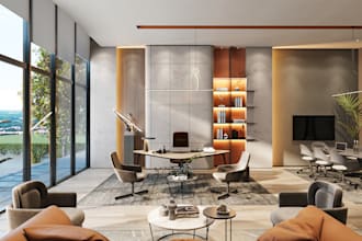 office, showroom, lobby, sales office for your company