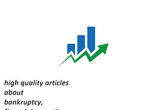 write high quality articles about bankruptcy