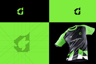 create minimalist logo for esport, twitch, youtube, gaming