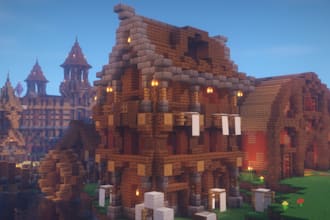 build any minecraft building you want