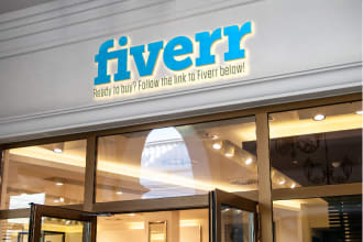 logo, text and building mockups  realistic 3d mockup