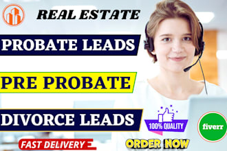 do probate leads list pre probate divorce leads for USA