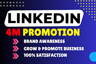 promote your content to an audience of up to 4 million linkedin users, shoutout