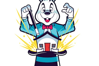 do modern rabbit logo design