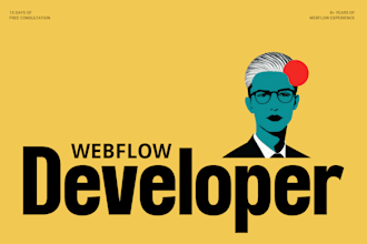 build a pixelperfect, fully responsive webflow website or convert from figma