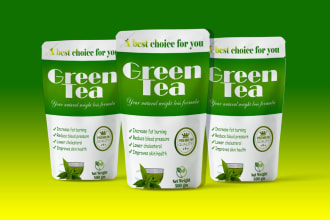 do attractive product label design, pouch label, bottle label design