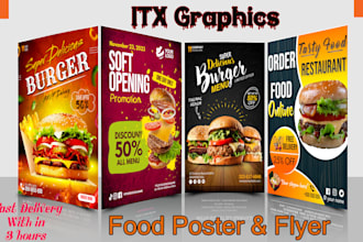 design food flyer, poster, restaurant menu, food menu board