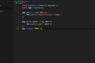 develop you nodejs API endpoints