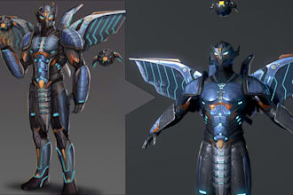 make your 2d concept to 3d model