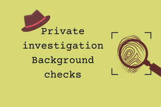 do private investigation background checks by osint