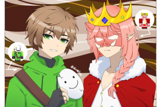 draw your minecraft skin to anime