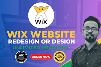 create wix website, wix online shop, wix website redesign