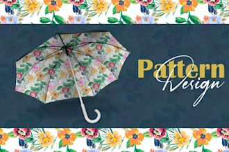 design textile seamless hand drawing print pattern