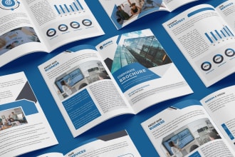 design company profile, business brochure, booklet, employee handbook, catalog