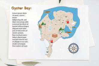 draw a custom illustrated map of any country, city, or place