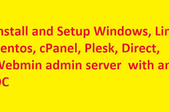 setup the ovh, contabo and linode server within 24 hours