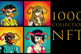 create custom character nft art and 10,000 nft collection