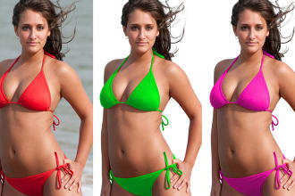 recolor photos and color correction images or product color change