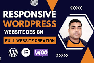 build professional  wordpress responsive website design or blog website