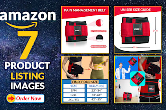 design amazon product listing images or ebc design