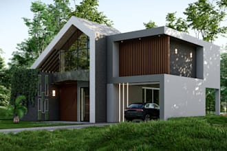 do architectural 3d modeling, renderings