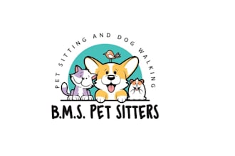 do a wonderful pet setting logo design for your business
