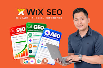 provide expert wix SEO and GEO for ranking and visibility