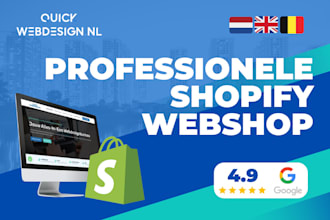 design a professional shopify store