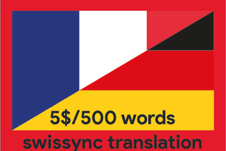 translate your text from french to german or vice versa
