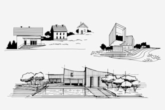 do architectural, concepts sketches
