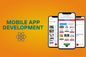 develop android, ios mobile apps with react native