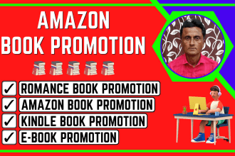 do amazon book promotion on social media
