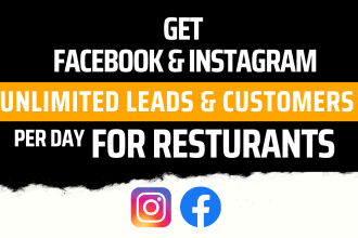 build an agile strategic approach to set up facebook ads for restaurants
