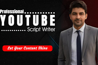be your youtube videos scripwriter for faceless and cash cow videos