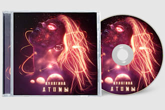 design a professional cd album cover, all in one