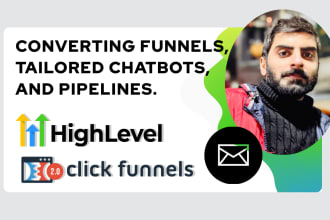 build gohighlevel funnel, gohighlevel website and gohighlevel automation