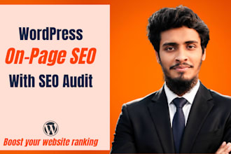 do wordpress on page seo services with website audit