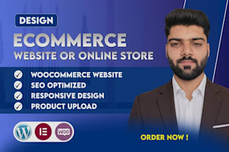 develop ecommerce shop or online store using woocommerce or wordpress webshop