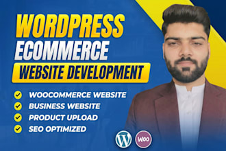 develop ecommerce shop or online store using woocommerce or wordpress webshop