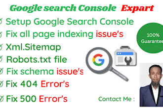 fix page indexing error in google search console